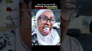 Thumbnail: Ranking The Funniest Sour Candy Reactions #usa #funnyvideo #shorts