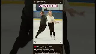 Thumbnail: Marjorie Lajoie and Jean-Luc Baker sneak peak.. they are going to be epic! #icedance #figureskating