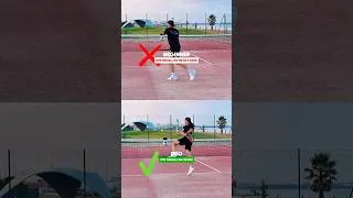 Thumbnail: Short Ball Backhand (Beginner vs Pro) #tennis #tennisforehand #forehand #tennisplayer