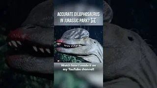 Thumbnail: Jurassic Park with an Accurate Dilophosaurus? #jurassicpark #dilophosaurus #dinosaurvfx
