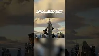 Thumbnail: King Kongs...Assemble! #kingkong  #godzilla #vfx #3danimation #shorts