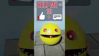 Thumbnail: Help Pacman Outsmart robot Spiky and Solve Puzzle 😱🙏🍒 #pacman 🙏 #friendship