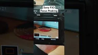 Thumbnail: SONY FX3 Focus Peaking tutorial #filtergrade #sony #sonyfx3 #sonycamera #sonycameras #camera
