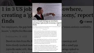 Thumbnail: How Many Ghost / Fake Jobs Are There #job #jobs #finance #jobsearch #shorts