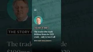 Thumbnail: The trader who made $100mn from the 1929 crash — only to lose it all | FT #shorts
