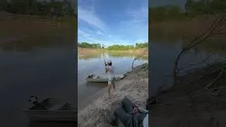Thumbnail: New video is live😎🦖 #adventurevlog #rivermonsters