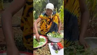 Thumbnail: AFRICAN VILLAGE GIRL COOKING ORGANIC BREAKFAST #fypシ #villagelife #shorts