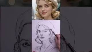 Thumbnail: drawing #drawing #portraitfeed #art #shorts  #viral  #sketch