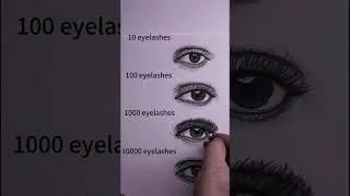 Thumbnail: How to Draw Eyelashes! #art #drawing #shorts   #eyelashes #howtodraw