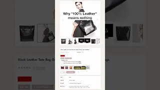 Thumbnail: All leather is the same right? Then how can two 100% "leather" bags be priced so differently...?
