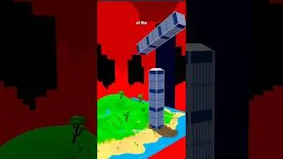 Thumbnail: I added the twin towers as a boss fight to My Survival Game #indiegame #minecraft