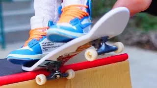 Thumbnail: Finger Skateboard Tricks | #Shorts | Tech Deck Ramp |  Finger boarding | Flick Trix | Finger Shoes