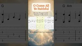 Thumbnail: O Come All Ye Faithful Fingerstyle Tab | Hymn Fingerstyle Guitar | Acoustic Guitar