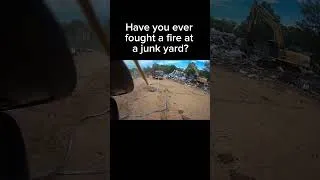 Thumbnail: Two car fires at a junk yard. #firecam #firefighter #firetruck