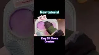Thumbnail: Easy 3D blooms. New tutorial out now. #resin #craft #resinart #diy #creative #tutorial #bloom #art