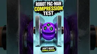 Thumbnail: Robot Pacman Soft Body Compression Test