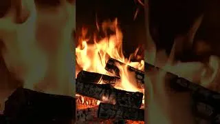 Thumbnail: #fireplace #relax #fire #wildlife Stress-Melting Experience with Gentle Crackling & Quiet Flames
