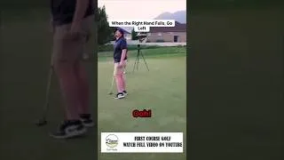 Thumbnail: When the golf swing fails, get creative! ⛳️
