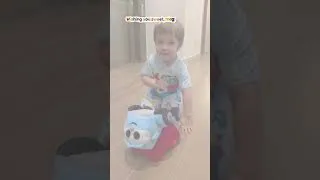 Thumbnail: Dorian is playing and having fun in Birdie Bean clothes with Leo the truck! #clothes #kids #fun