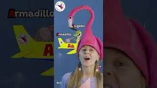 Thumbnail: Letter A | Phonics Song | Animals on the Airplane #phonics #shortsforkids