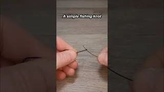Thumbnail: Simple Sea Fishing Knot  #fishing