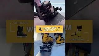 Thumbnail: One snowboard racing. Two boots. 🔥Which one are you a fan of? 🤔