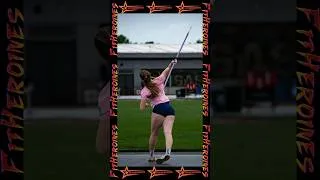 Thumbnail: Hallee Hughes 🇺🇸 NCAA Regionals Javelin Throw 46.57m #ncaa #athletics #javelinthrow #shorts #short