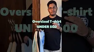 Thumbnail: Do you like these Oversized Tshirt ⁉️🫡 #fashion #myntrafinds #oversizedtshirt #mensfashion
