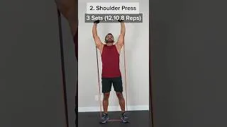 Thumbnail: 🔥Top 5 Compound Workouts With Resistance Bands #viralshort #resistanceband