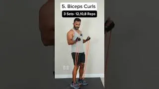 Thumbnail: 🔥Top 8 Resistance Band Workouts For Full Body (No Attachment) #resistanceband #viralshort