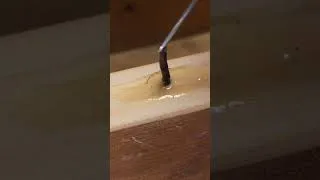 Thumbnail: 1 of several tips to make wood look old #furniture #shorts