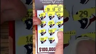 Thumbnail: 😱 HUGE WIN ⫸ $5 LOTTERY TICKET ⫸ Houston Texans #shorts
