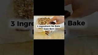 Thumbnail: Easy 3 Ingredient No Bake Date Bars Kids Will Love