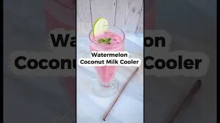 Thumbnail: The Most Refreshing Watermelon Coconut Cooler!