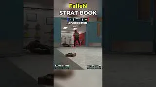 Thumbnail: FalleN trolling Vitality while reading a strat book