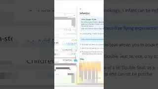Thumbnail: फ्लाइट में बच्चों का टिकट || indigo infant ticket