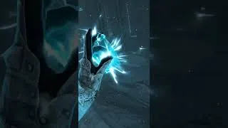 Thumbnail: Learning to fly in #skyrimvr #shorts