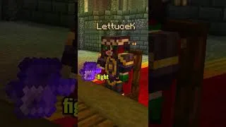 Thumbnail: LettuceK Doesn’t Fight His Own Battles #shorts #minecraft