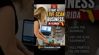 Thumbnail: Want to Start a Live Scan Fingerprinting Business in Florida? ​⁠ #fingerprint @FloridaTraining