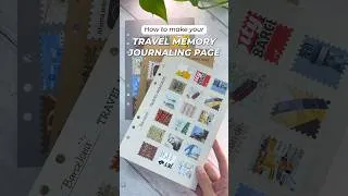 Thumbnail: I made my own travel souvenir from Spain ✈️ #traveljournal #stamppuncher #scrapbooking #bujo