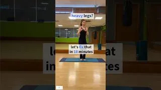 Thumbnail: Bedtime yoga that actually fixes heavy legs