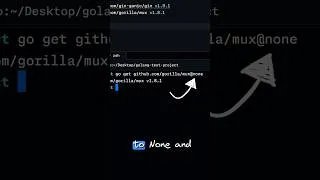 Thumbnail: Remove a Go module in 5 seconds #go #programming  #golang #coding