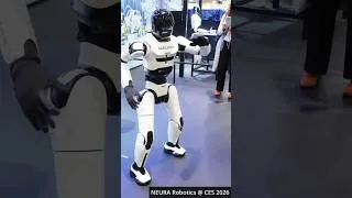Thumbnail: Nice robot, but can it dance? NEURA Robotics @ CES 2026