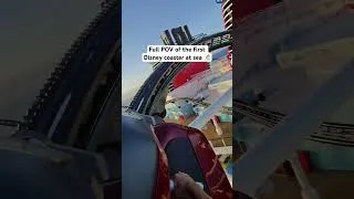 Thumbnail: Full POV of the first Disney coaster at sea 🎢