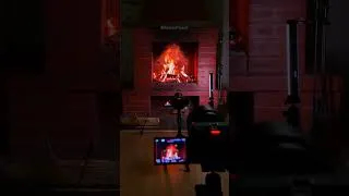 Thumbnail: Fireplace REC 🔥 Filming with 2 cameras