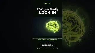 Thumbnail: POV: you finally lock in 🧠 40Hz Gamma for ADHD focus #shorts #adhd #studywithme