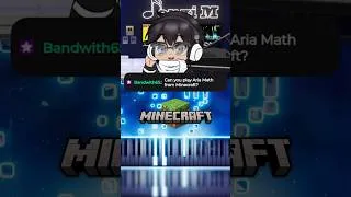 Thumbnail: Pianist Learns Aria Math By Ear INSTANTLY?! (Minecraft C418)