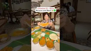 Thumbnail: Unlimited Banana Leaf Meal 😋 | #shorts #streetfood