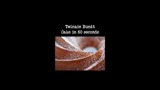 Thumbnail: Twinkie Bundt Cake in 60 seconds #shorts #bundtcake #twinkieclark