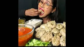 Thumbnail: Eating Momo with Mayonnaise & Tomato Chutney
